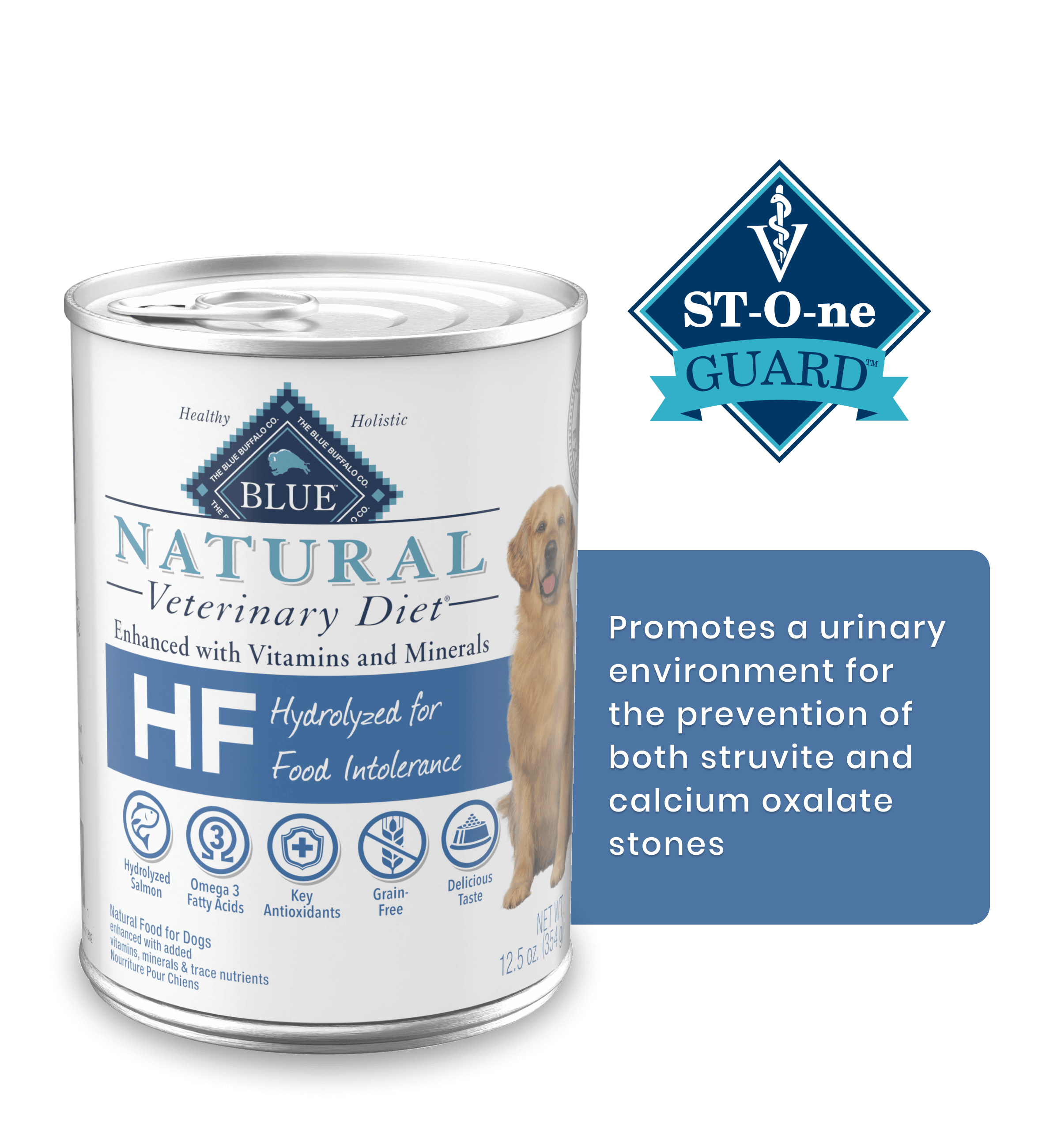 BLUE Natural Veterinary Diet Wet Dog Food Hydrolyzed for Food Intolerance