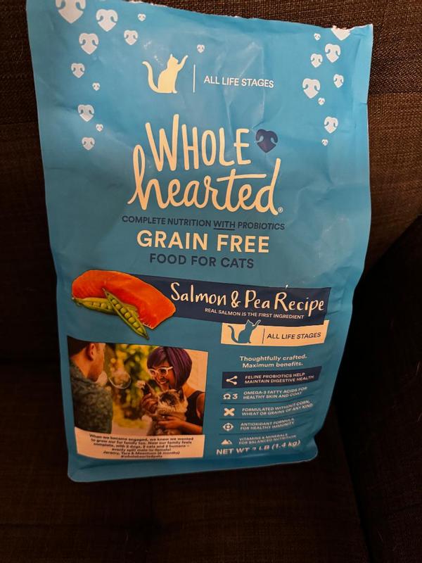 WholeHearted Grain Free Salmon Formula Dry Cat Food, 12 lbs.